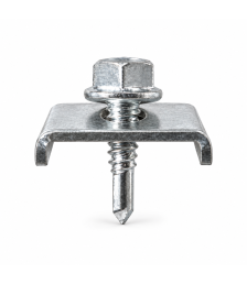 Clema cu surub autoforant zincat pentru prindere panouri bordurate M6.3 x 25 mm